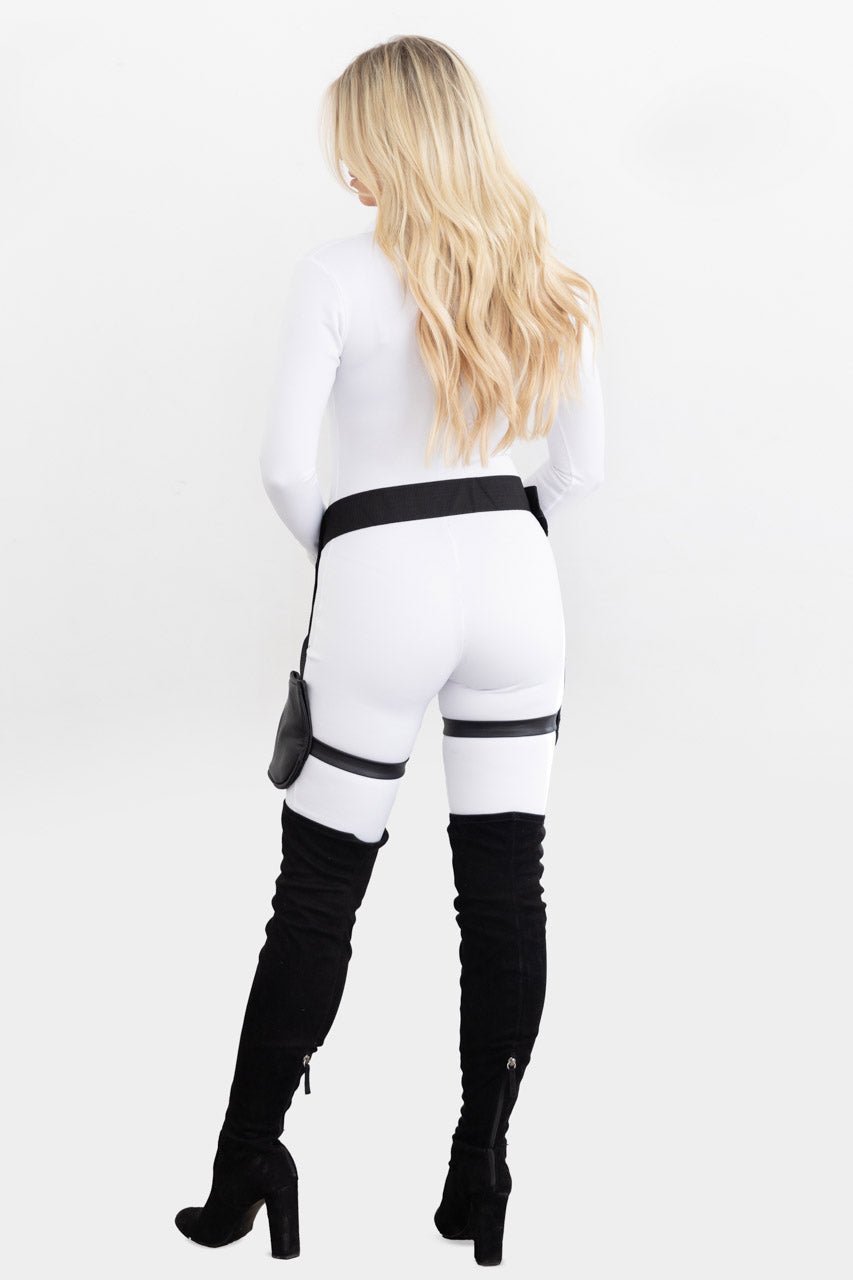 White Widow Assassin Costume 3WISHES