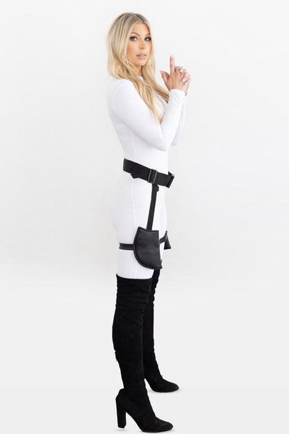 White Widow Assassin Costume 3WISHES