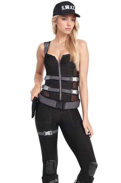 Tactical Diva SWAT Halloween Costume AMSCAN
