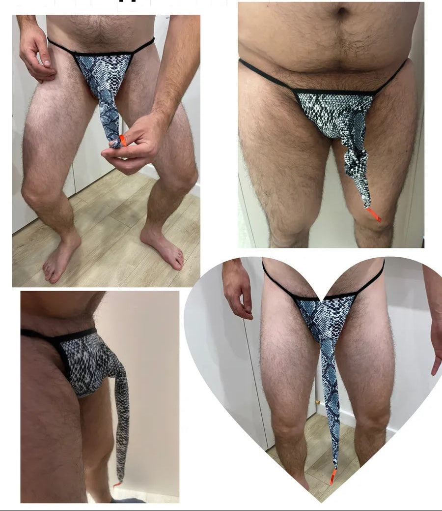 🔥 Funny Men 2025 🔥 Snakebite Thong for Men